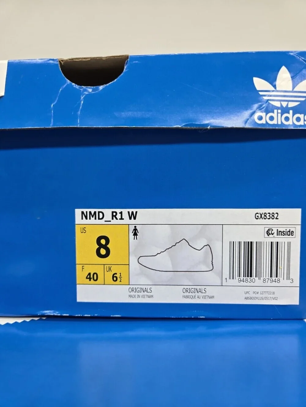 Adidas Women's NMD_R1 GX8382 Pulse Yellow Running Shoes Size 8